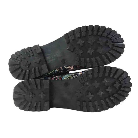 Marvel All Super Heroes Comic Print Combat Boots 10 - Picture 6 of 8